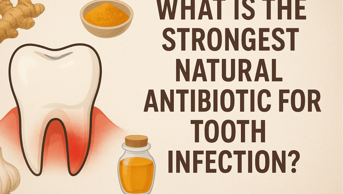 What Is The Strongest Natural Antibiotic For Tooth Infection?